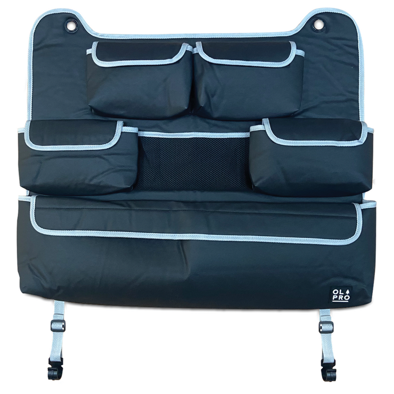 OLPRO - Rear Double Seat Storage Organiser - Grey | OL646