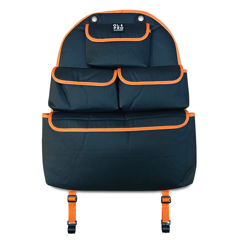 OLPRO - Rear Single Seat Storage Organiser - Orange | OL645