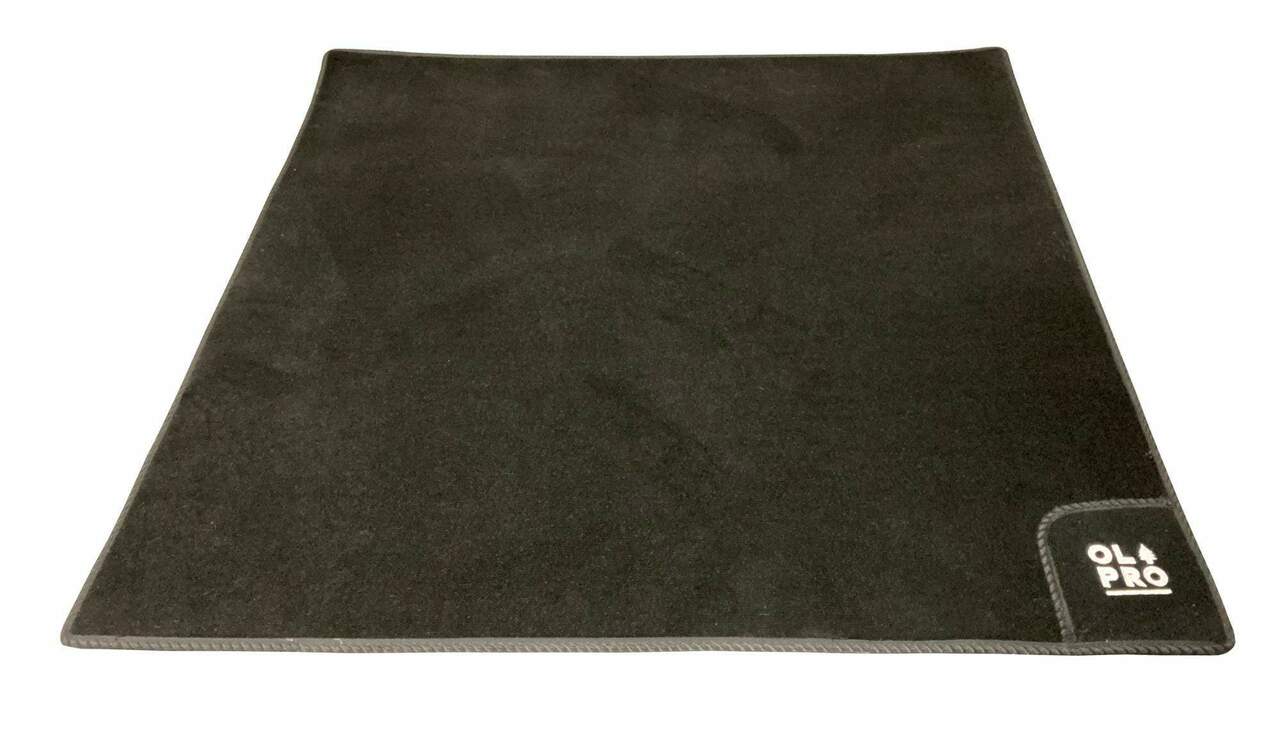 OLPRO - Black Rear Campervan Living Area Carpet - 1000mm x 1000mm | OM10