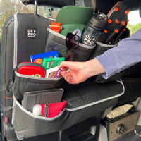 OLPRO - Rear Double Seat Storage Organiser - Grey | OL646
