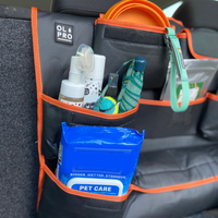 OLPRO - Rear Double Seat Storage Organiser - Orange | OL647