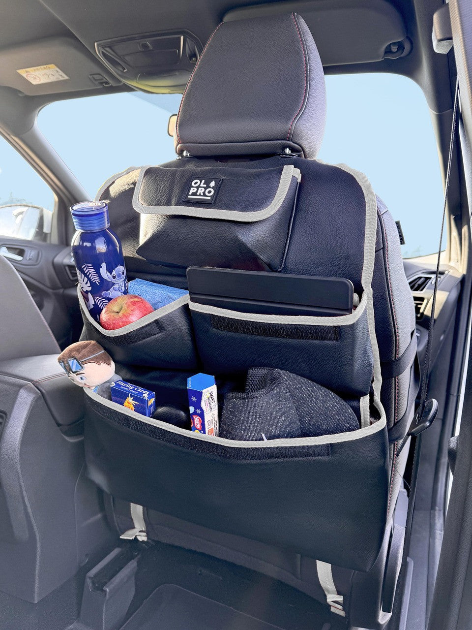 OLPRO - Rear Single Seat Storage Organiser - Grey | OL644