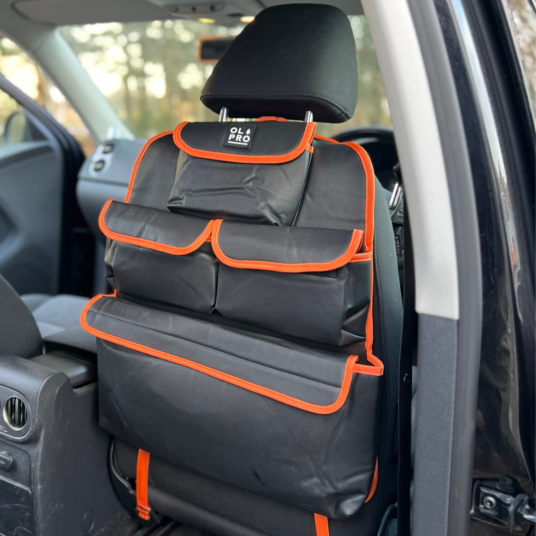 OLPRO - Rear Single Seat Storage Organiser - Orange | OL645