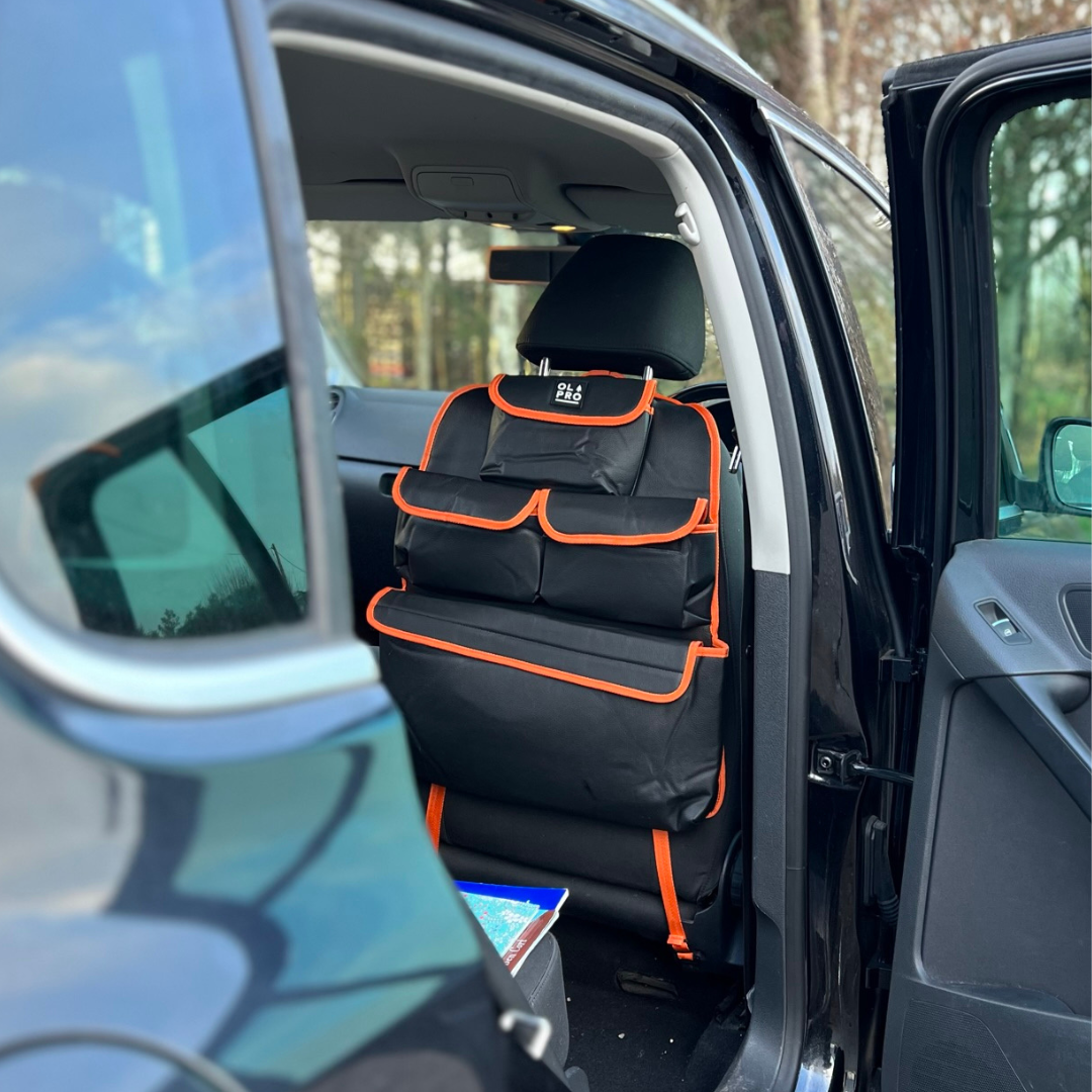 OLPRO - Rear Single Seat Storage Organiser - Orange | OL645