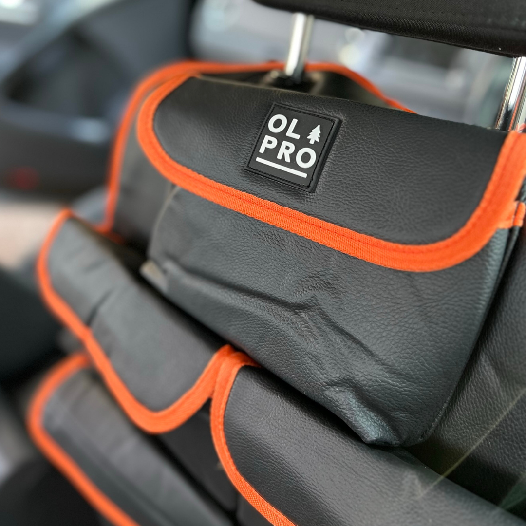 OLPRO - Rear Single Seat Storage Organiser - Orange | OL645