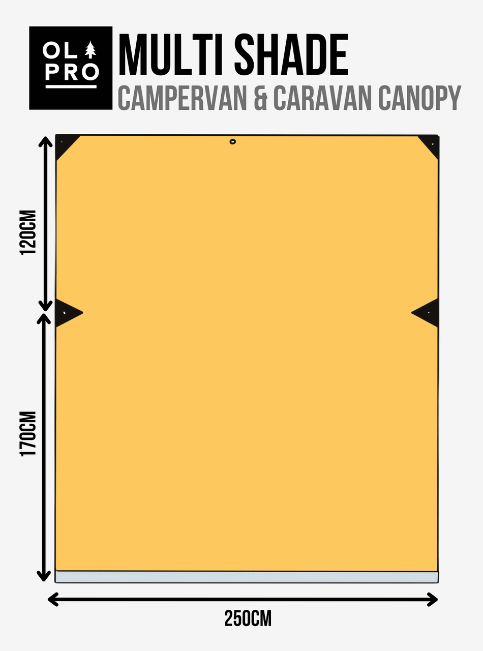 OLPRO - Multi Shade Campervan Canopy | OS108