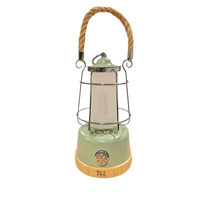 OLPRO - Retro Dimmable Lantern - Sage Green | OL574