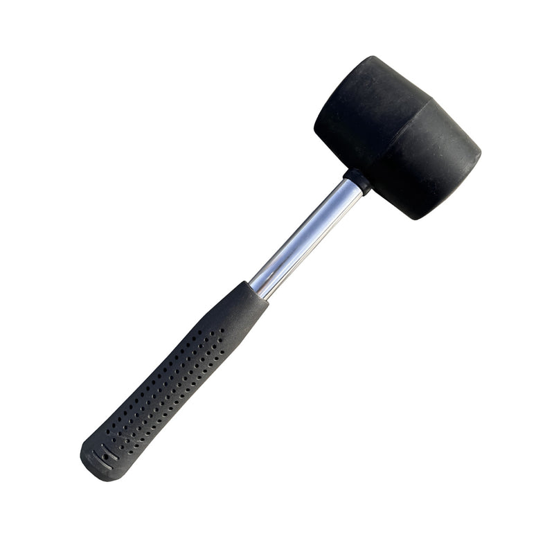 OLPRO - Rubber Camping Mallet 16oz Steel Shaft | OL525
