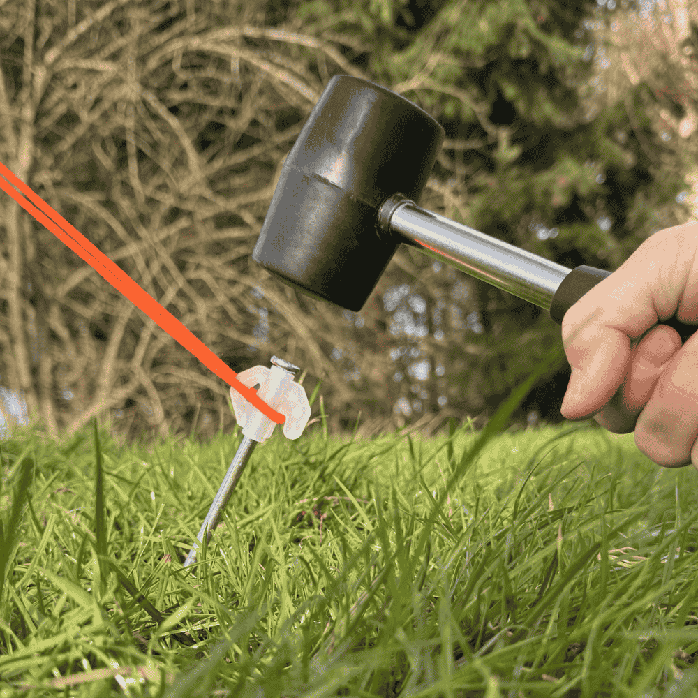 OLPRO - Rubber Camping Mallet 16oz Steel Shaft | OL525