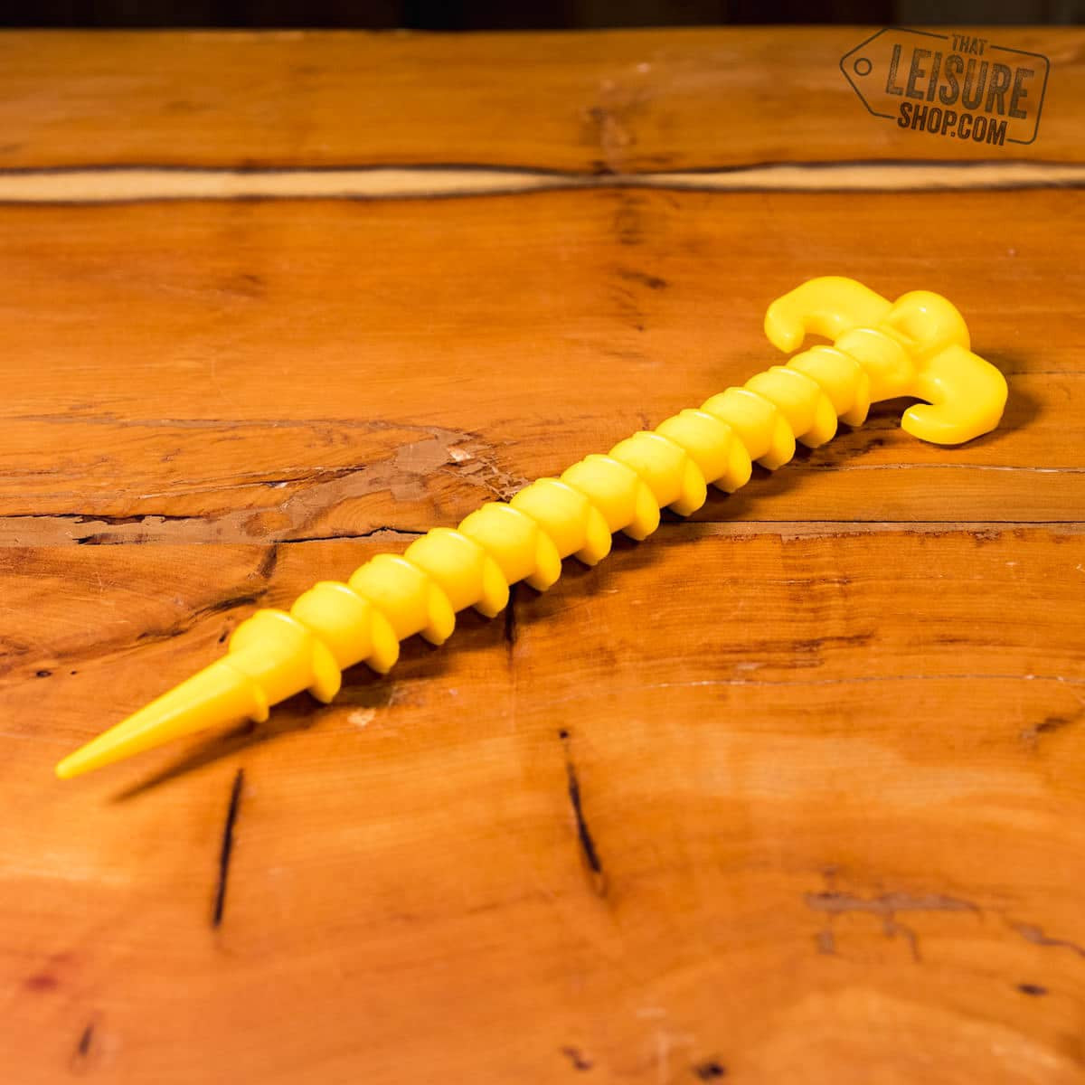 Spiral tent peg