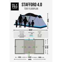 OLPRO - Stafford 4.0 - 4 Berth Tent | ED103