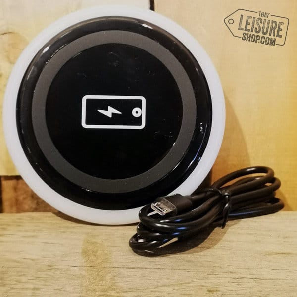 Wireless desktop charger for smartphone
