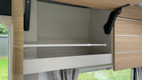 OLPRO - Telescopic Cupboard & Fridge Storage Bars 41-71cm Pack of Two | OL509