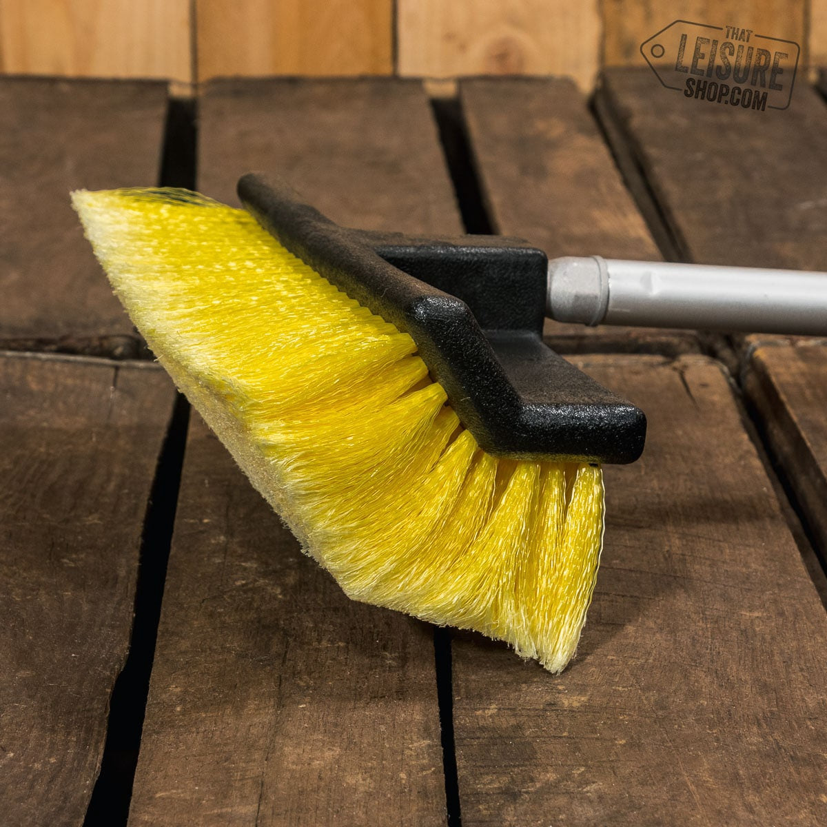 Telescopic twin angle cleaning wash brush