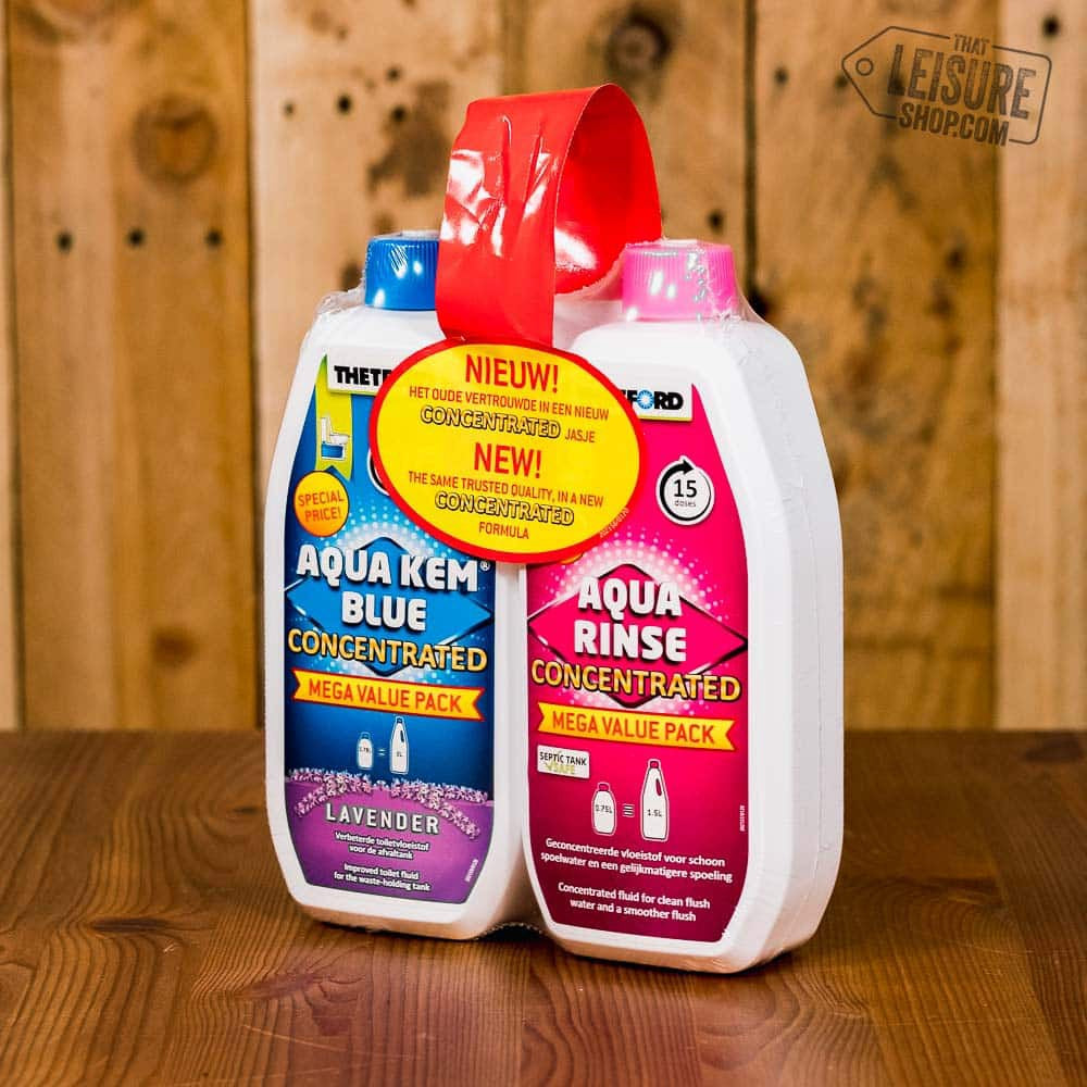 Thetford Concentrated Duo Pack blue and pink
