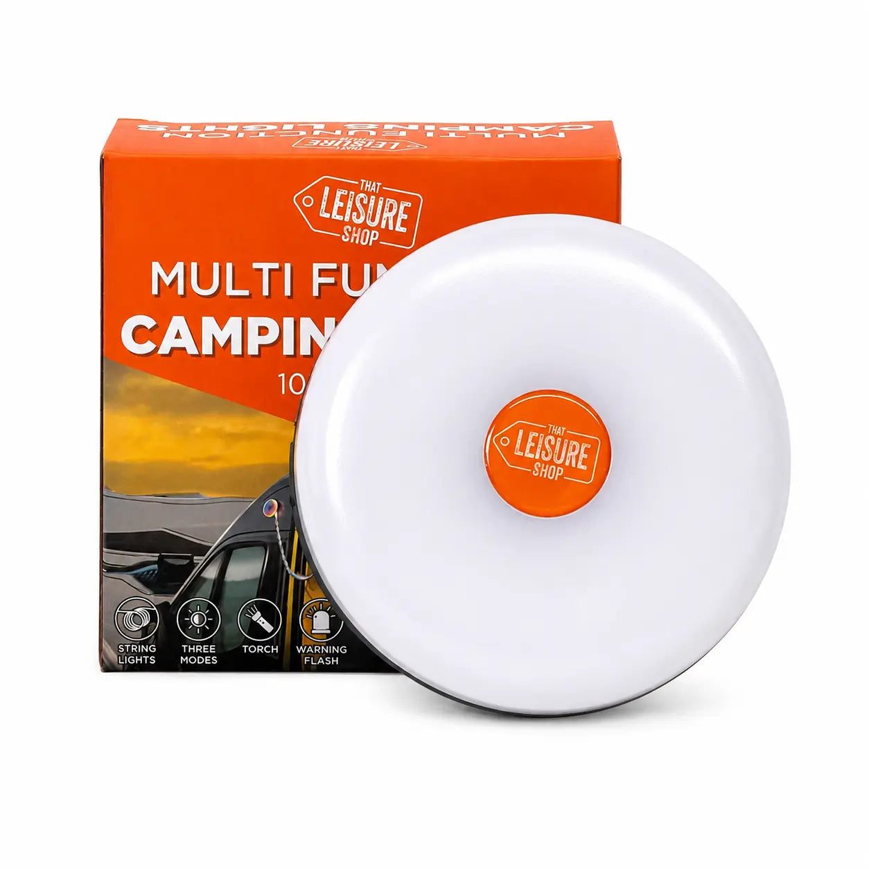10m Rechargeable Camping String Fairy Lights with Storage Reel