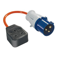 Belmont Leisure - 16A Plug to 13A Trailing Socket Adaptor