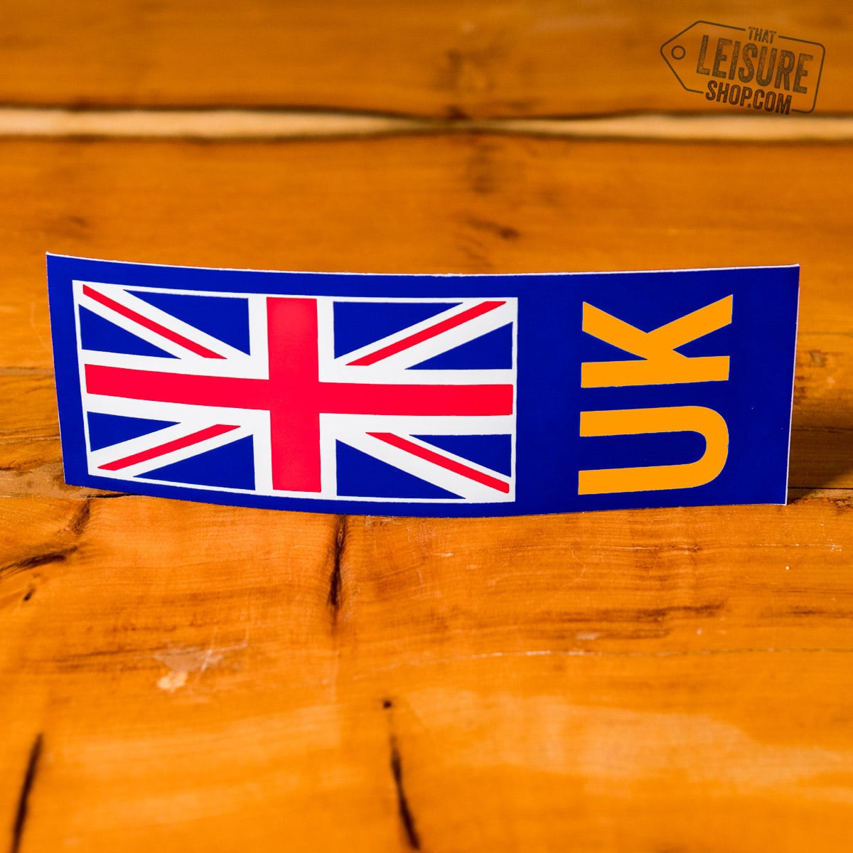 W4 - UK number plate sticker union jack yellow