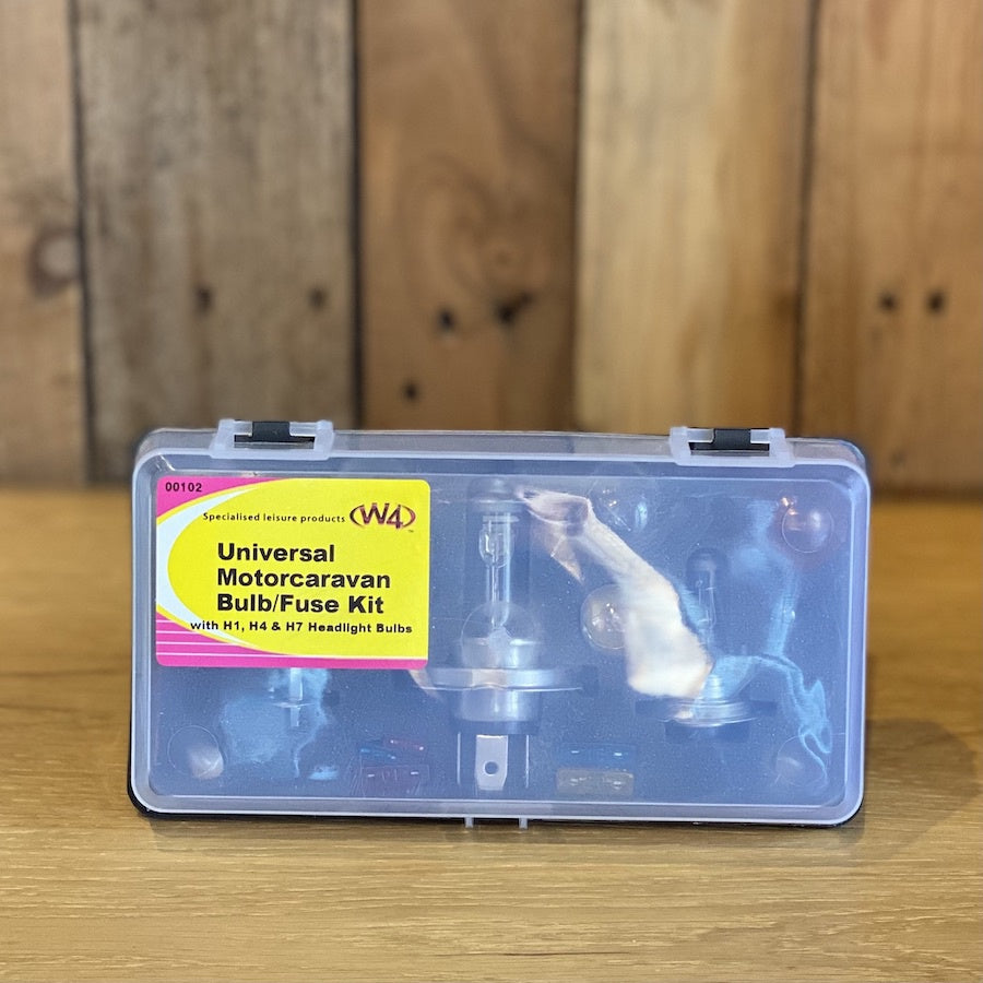 Universal bulb and fuse kit