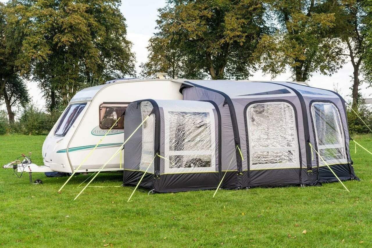 OLPRO - View 300 Caravan Inflatable Porch Awning With Porch Extension | OB124