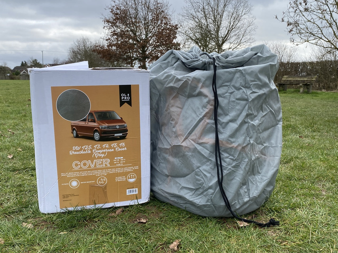 OLPRO - VW T25/T3/T4/T5/T6 Campervan Cover (Grey) | OL3350