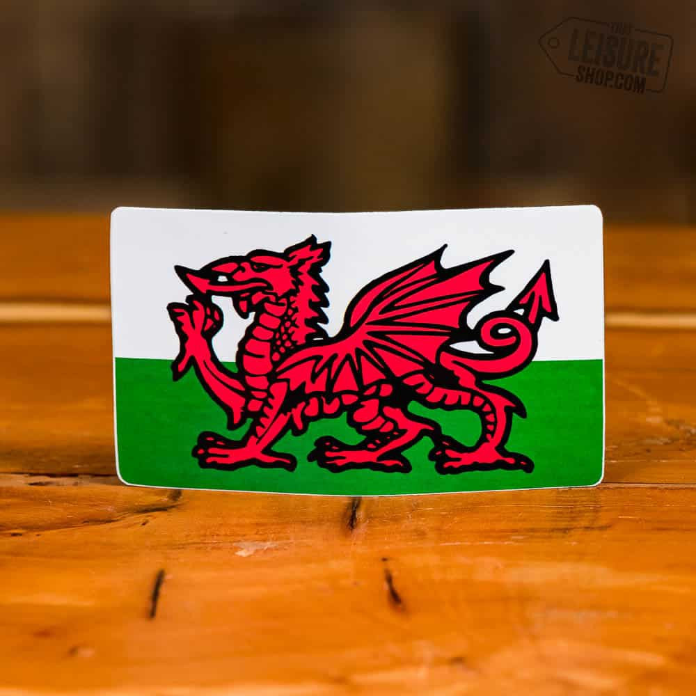 Welsh flag sticker