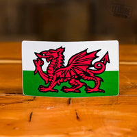 Welsh flag sticker